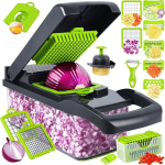 GearUP VC14 Premium 14-in-1 Vegetable and Fruits Multifuction Cutting Slicer Kitchen Tools - Image 5